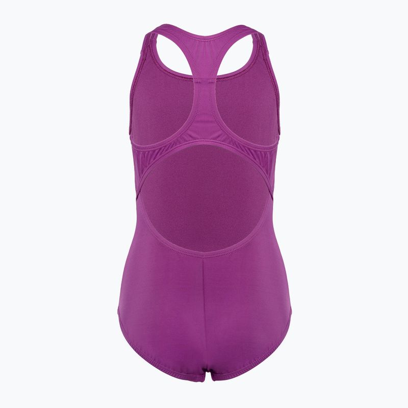 Nike Essential Racerback bold berry vientisas vaikiškas maudymosi kostiumėlis 2