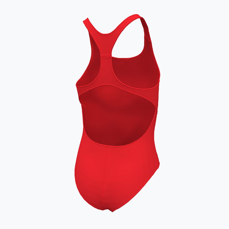 Vaikiškas vientisas plaukimo kostiumas Nike Essential Racerback light crimson 6