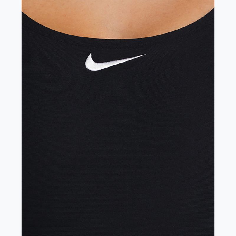 Moteriškas vientisas plaukimo kostiumas Nike Hydrastrong Adjustable Crossback black 9