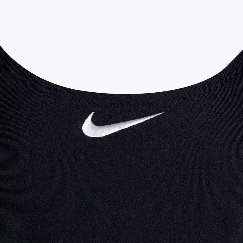 Moteriškas vientisas plaukimo kostiumas Nike Hydrastrong Adjustable Crossback black 3