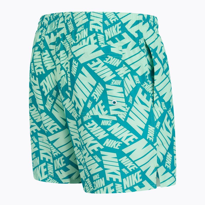 Vyriški maudymosi šortai Nike Tossed 5" Volley vapor green 3