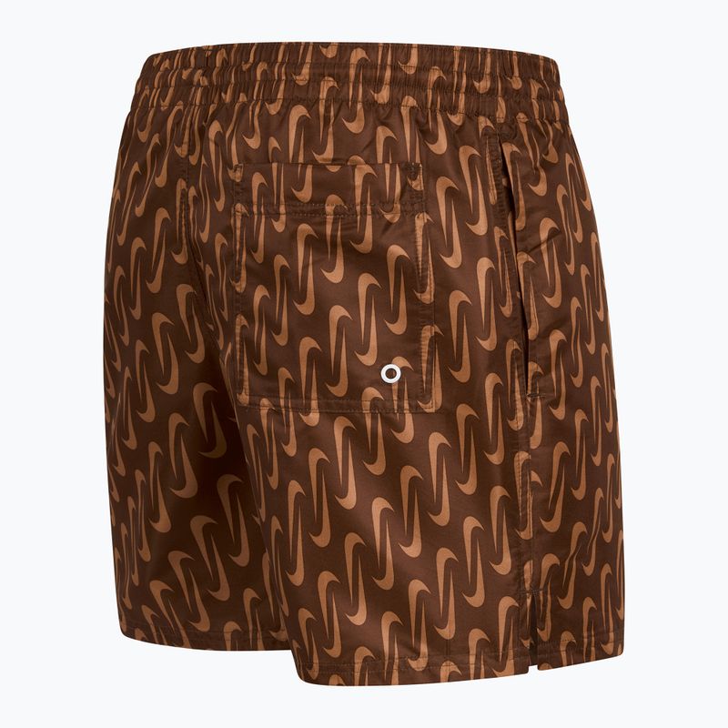 Vyriški maudymosi šortai Nike Swoosh Link 5" Volley cacao wow 3
