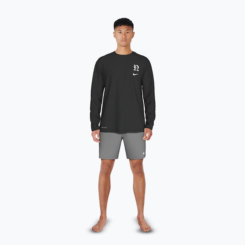 Vyriški marškinėliai ilgomis rankovėmis Nike Luxe Letter Hydroguard black 2