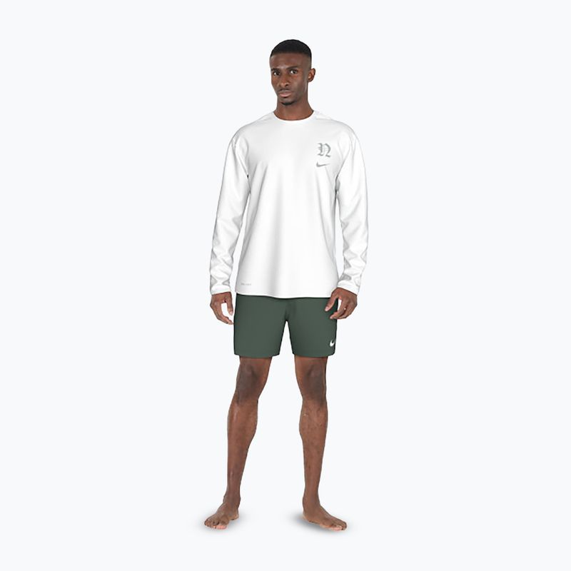 Vyriški marškinėliai ilgomis rankovėmis Nike Luxe Letter Hydroguard white 2