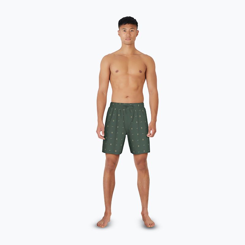 Vyriški maudymosi šortai Nike Luxe Letter 7" Volley fir 2