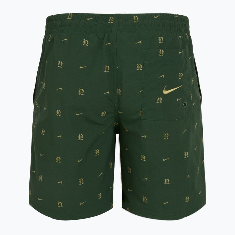Vyriški maudymosi šortai Nike Luxe Letter 7" Volley fir 2