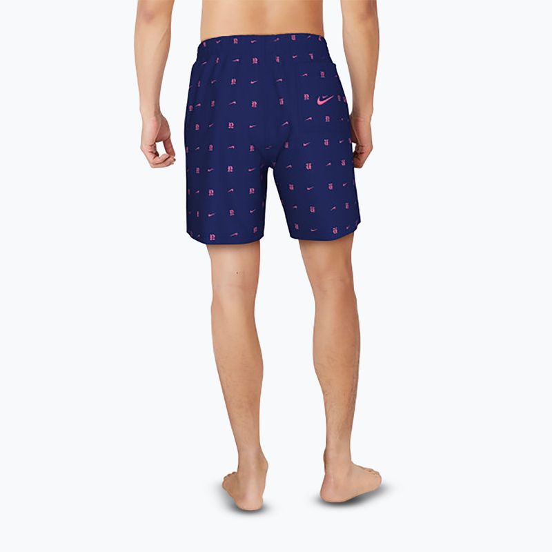 Vyriški maudymosi šortai Nike Luxe Letter 7" Volley midnight navy 3