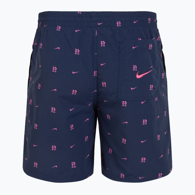 Vyriški maudymosi šortai Nike Luxe Letter 7" Volley midnight navy 2