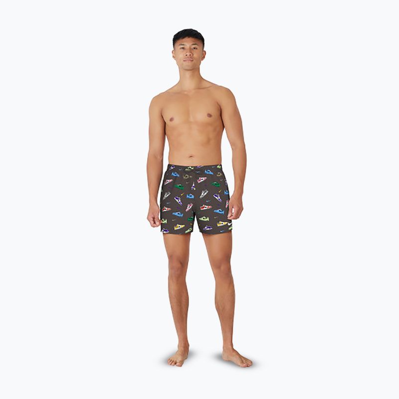 Vyriški maudymosi šortai Nike Multi Print 5" Volley baroque brown 2