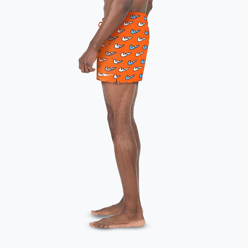 Vyriški maudymosi šortai Nike Multi Print 5" Volley orange blaze 4