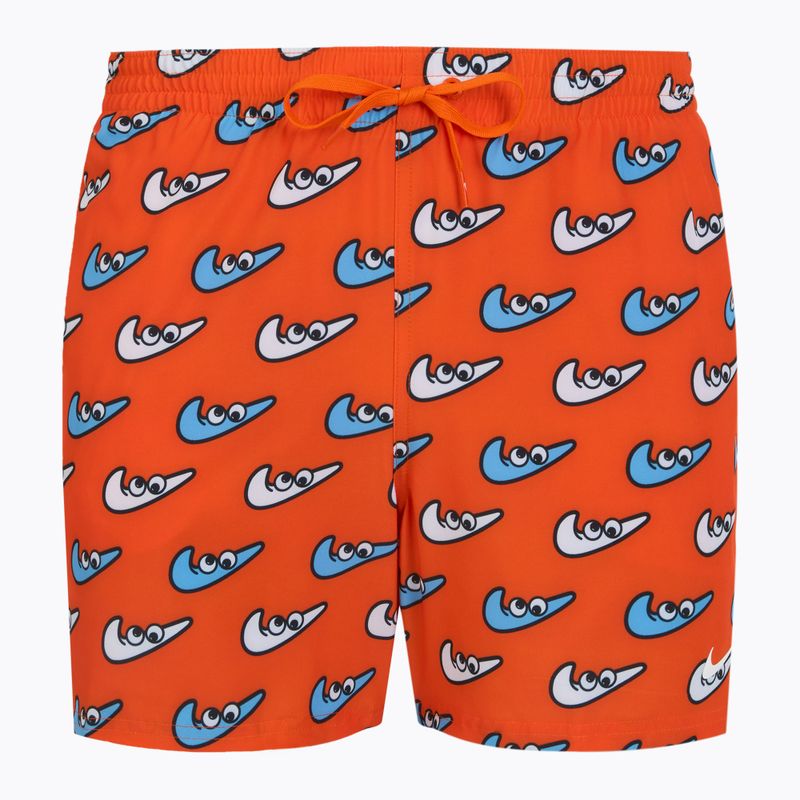 Vyriški maudymosi šortai Nike Multi Print 5" Volley orange blaze