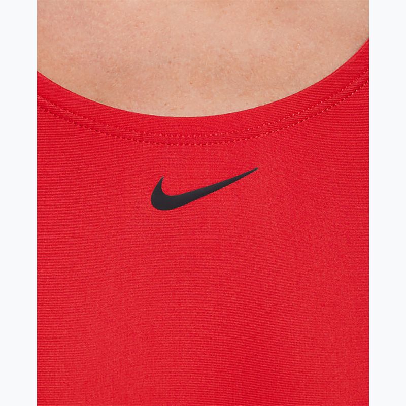 Moteriškas vientisas maudymosi kostiumėlis Nike Logo Tape Fastback university red 5
