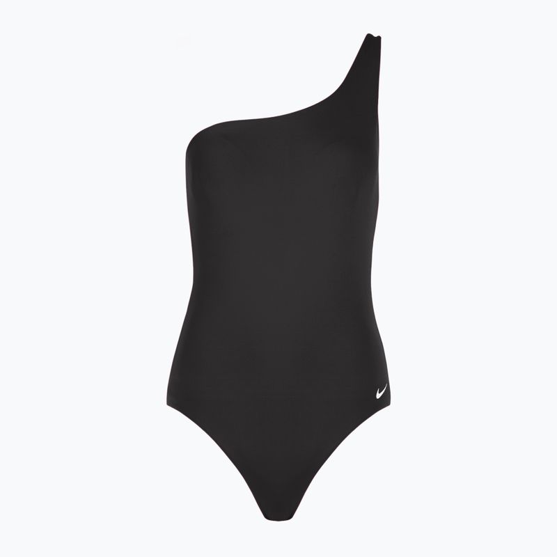 Moteriškas vientisas plaukimo kostiumas Nike Essential Asymmetrical black