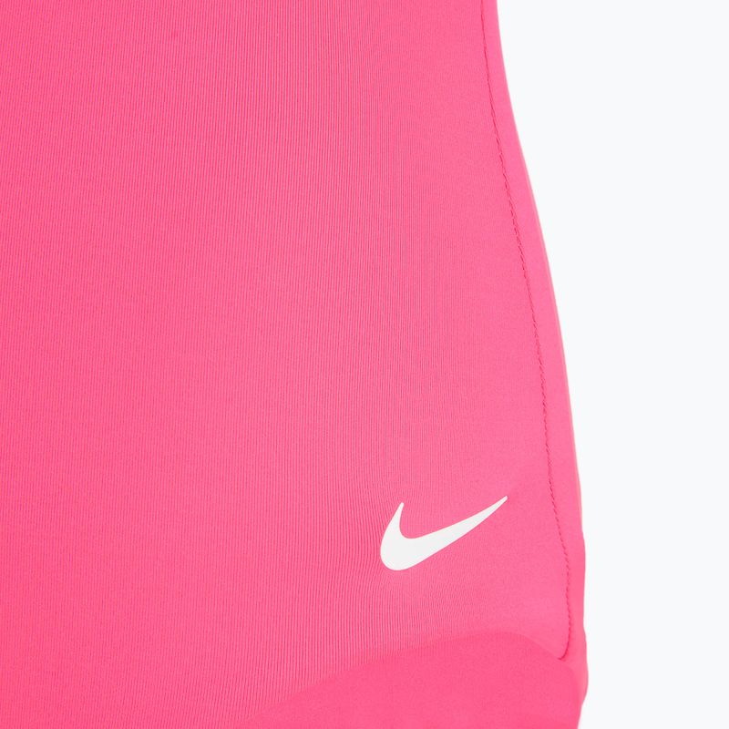 Moteriškas vientisas plaukimo kostiumas Nike Essential Asymmetrical hyper pink 3