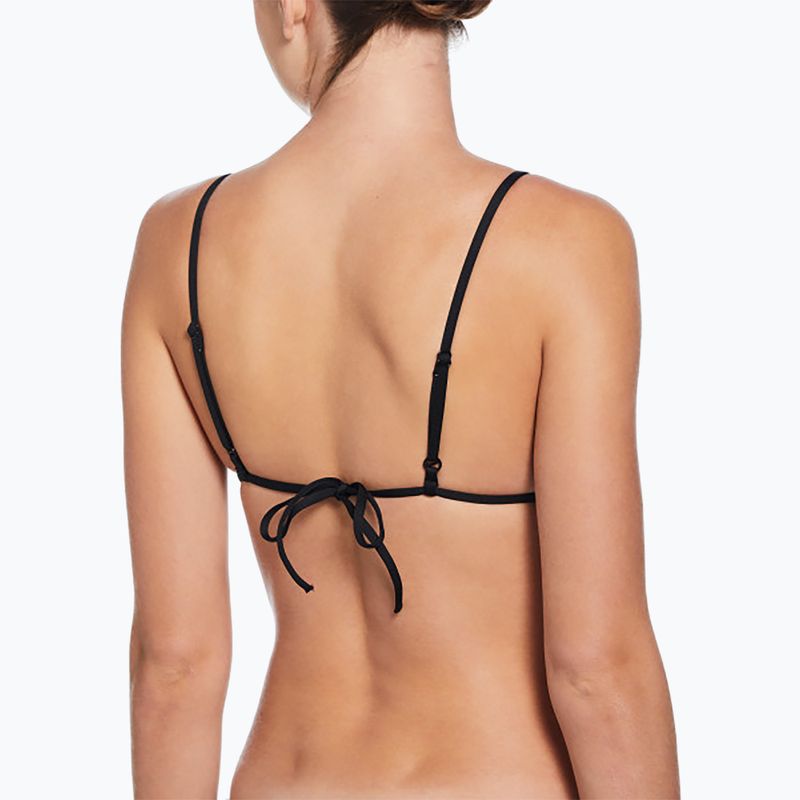 Plaukimo kostiumo viršus Nike Essential Triangle Bikini black 3