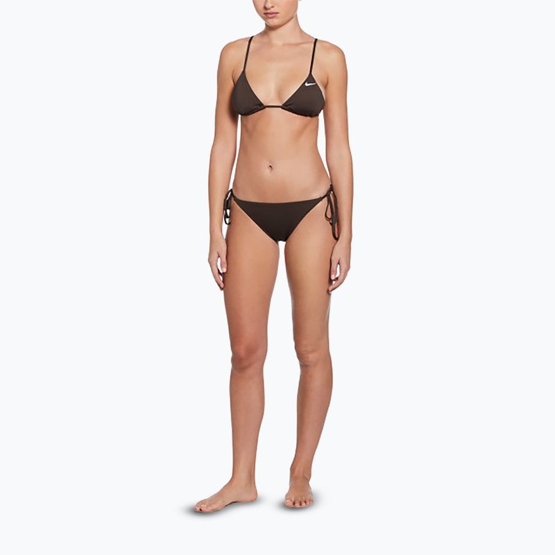 Plaukimo kostiumo viršus Nike Essential Triangle Bikini baroque brown 2