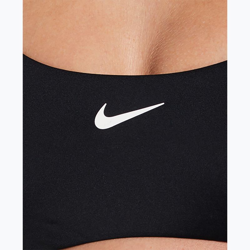 Moteriški dviejų dalių maudymosi kostiumėliai Nike Essential Bralette Bikini black 6