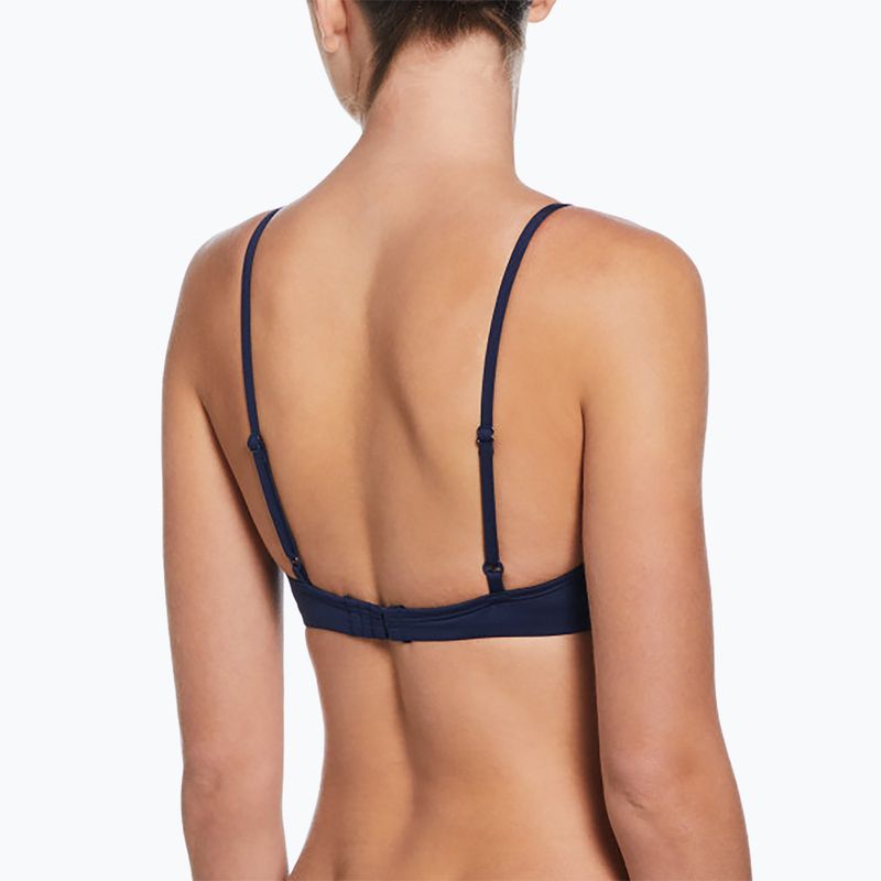Moteriškas dviejų dalių maudymosi kostiumėlis Nike Essential Bralette Bikini midnight navy 3