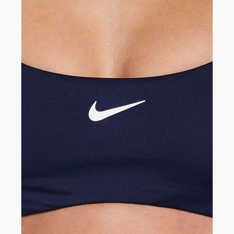 Moteriškas dviejų dalių maudymosi kostiumėlis Nike Essential Bralette Bikini midnight navy 6