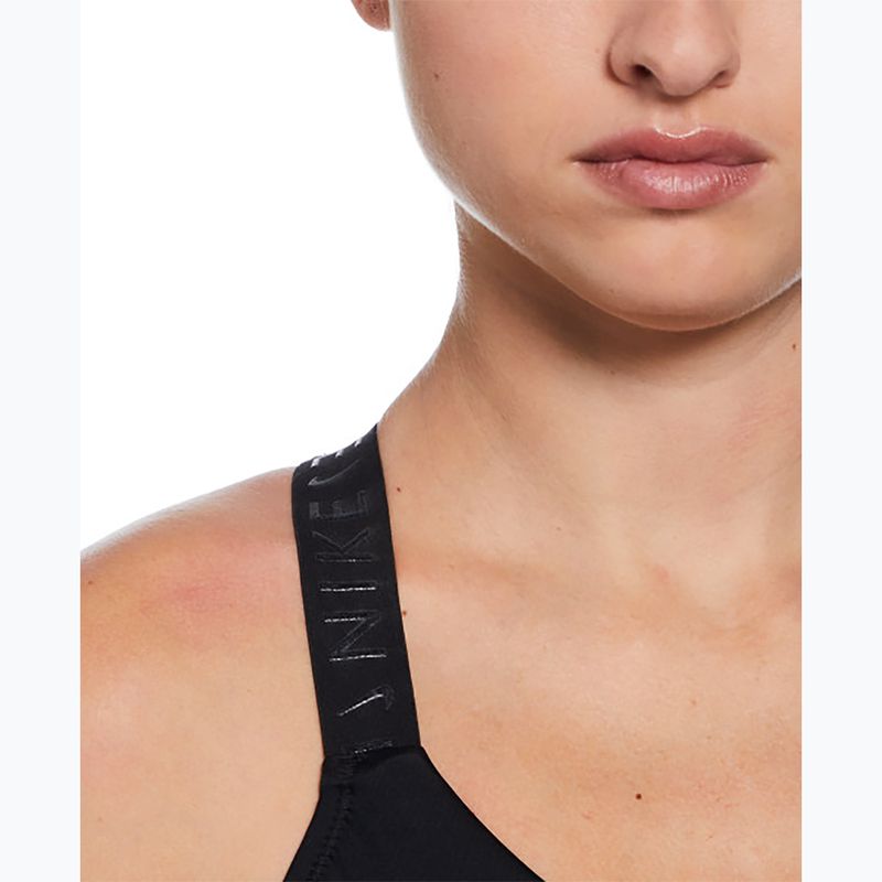 Moteriškas vientisas plaukimo kostiumas Nike Hydralock Fusion Racerback black 4
