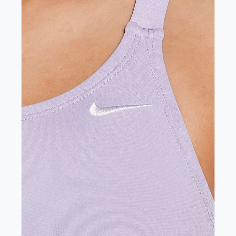 Moteriškas vientisas plaukimo kostiumas Nike Hydrastrong Solid Fastback hydrangeas 4