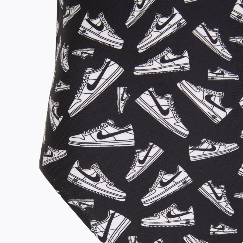 Vientisas moteriškas plaukimo kostiumas Nike Hydrastrong Cutout jet black 3