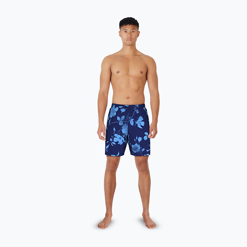 Vyriški maudymosi šortai Nike Fine Floral 7" Volley midnight navy 5
