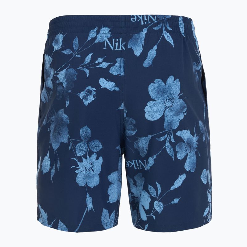 Vyriški maudymosi šortai Nike Fine Floral 7" Volley midnight navy 2