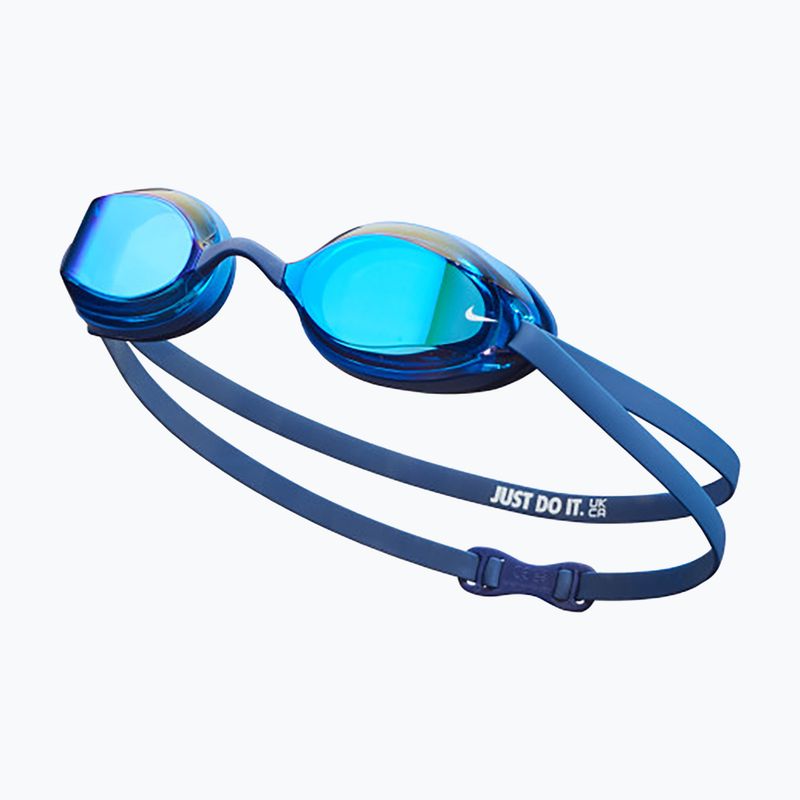 Plaukimo akiniai Nike Legacy Comfort Mirrored midnight navy