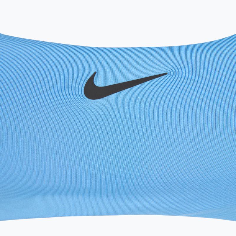Moteriškas dviejų dalių plaukimo kostiumas Nike Essential Bralette Bikini university blue 5