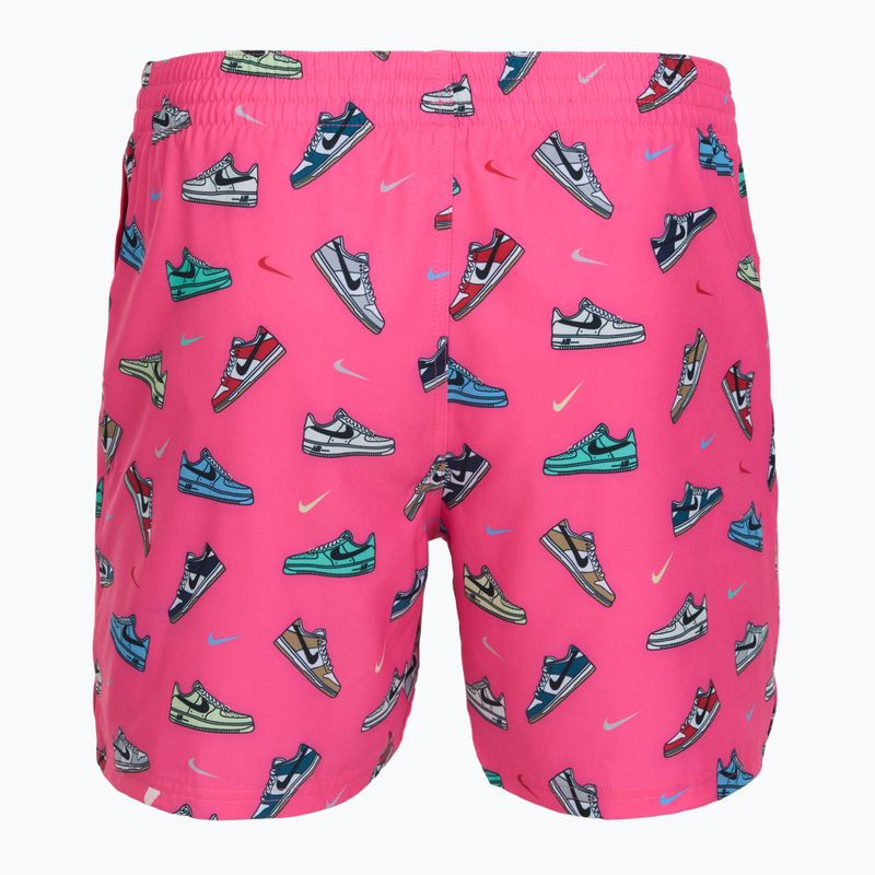 Vyriški maudymosi šortai Nike Multi Print 5" Volley pinksicle 2