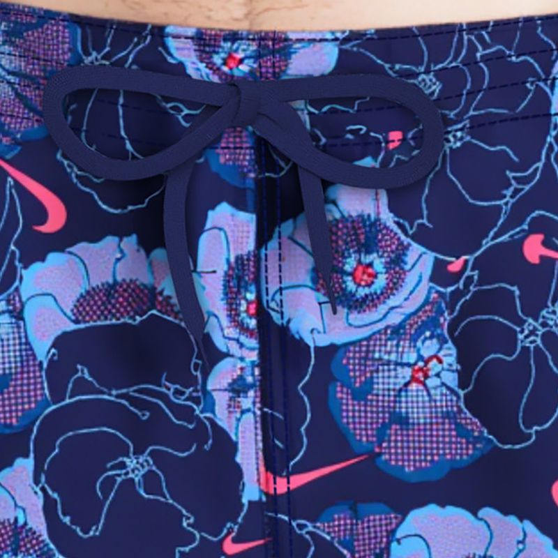 Vyriški maudymosi šortai Nike Multi Poppy Print 5" Volley midnight navy 4
