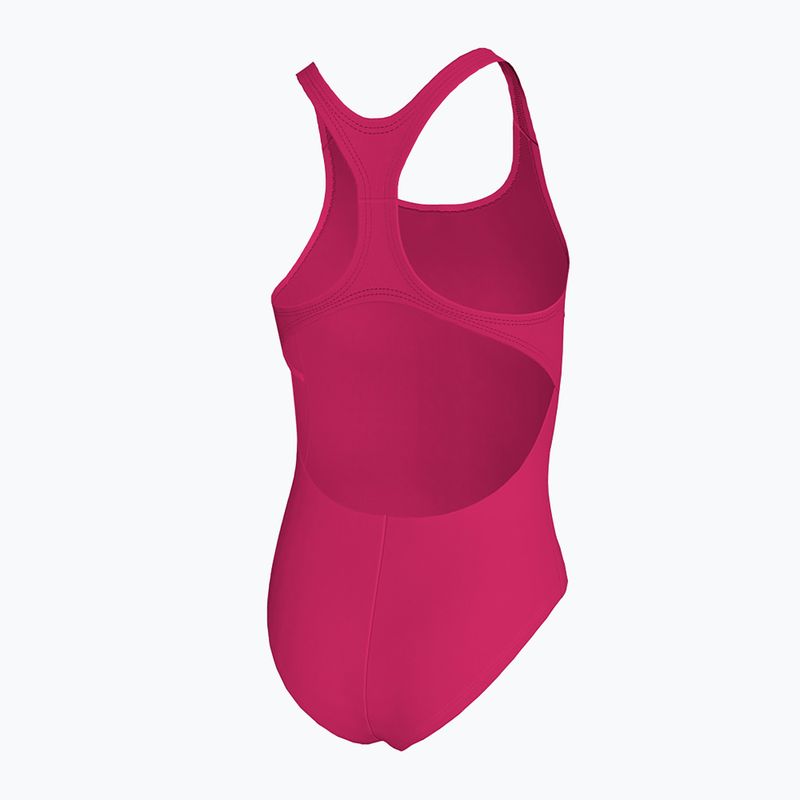 Vaikiškas vientisas maudymosi kostiumėlis Nike Essential Racerback rush pink 2