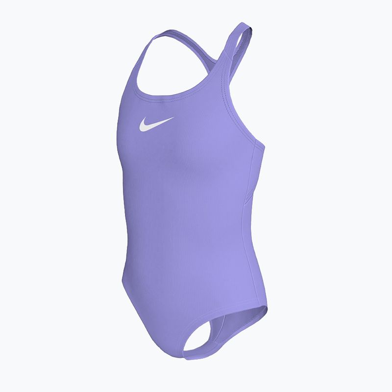 Vaikiškas vientisas maudymosi kostiumėlis Nike Essential Racerback light thistle 2