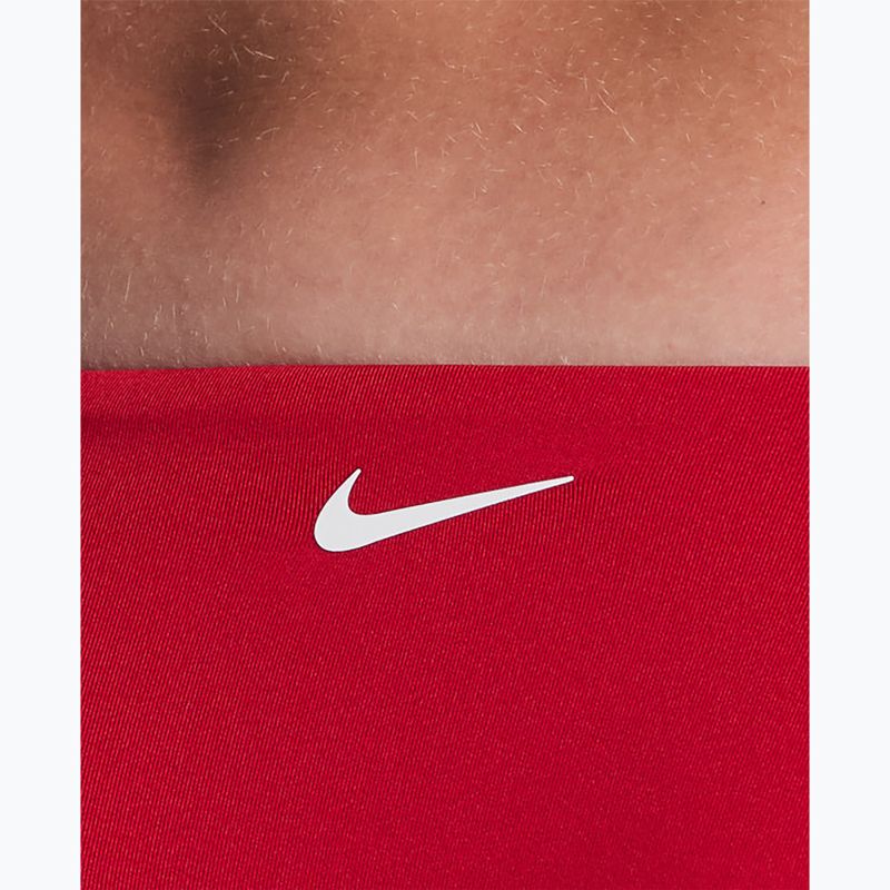 Moteriškas dviejų dalių maudymosi kostiumėlis Nike Essential Bralette Bikini gym red 6