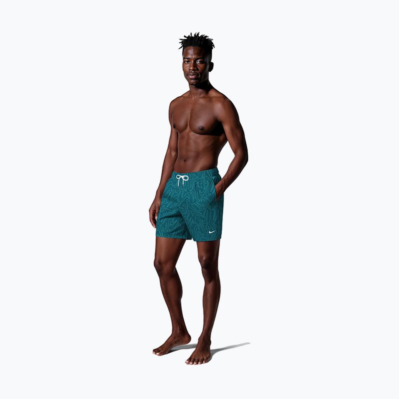 Vyriški maudymosi šortai Nike Breaker Logofetti 5" Volley green abyss 2