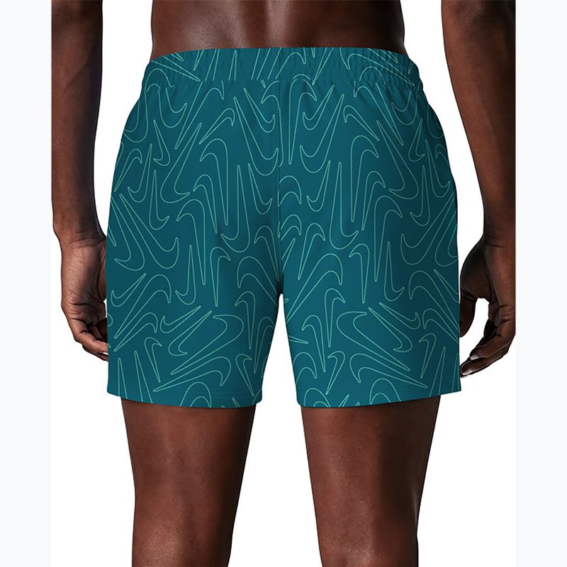Vyriški maudymosi šortai Nike Breaker Logofetti 5" Volley green abyss 4