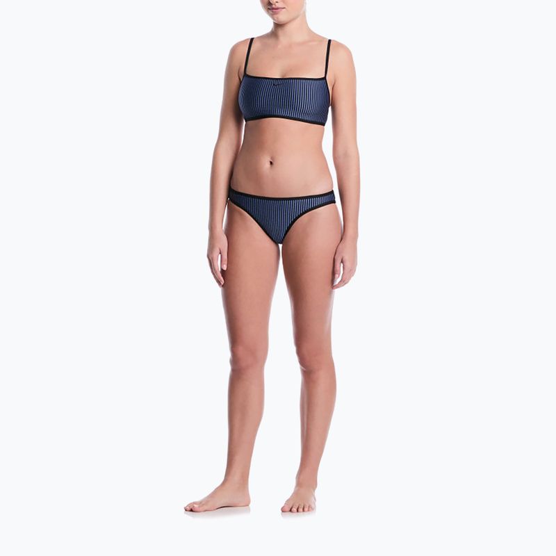 Maudymosi kostiumėlio viršus Nike Ripple Texture Bralette Classic Bikini slate 2