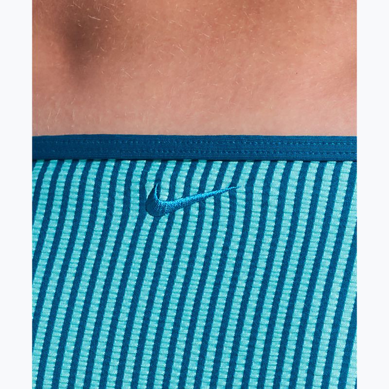 Maudymosi kostiumo apatinė dalis Nike Ripple Texture Hipster Bikini bleached turquoise 4