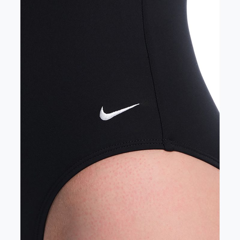 Moteriškas vientisas maudymosi kostiumėlis Nike Essential U-Back black 4
