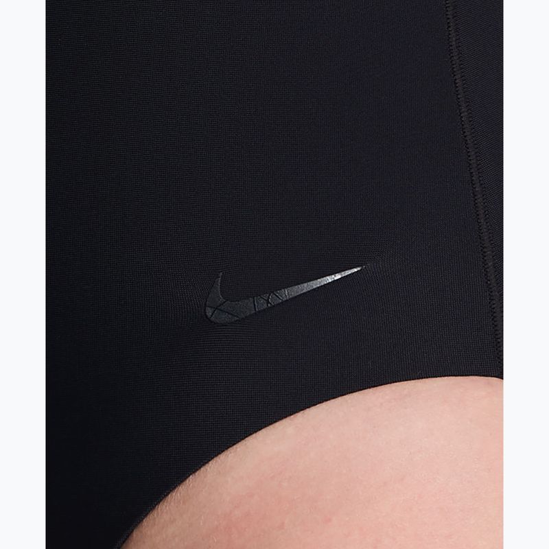 Moteriškas vientisas maudymosi kostiumėlis Nike Hydralock Luxe Sail Boat V-Neck black 5