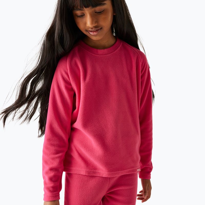 Vaikiški termoaktyvūs marškinėliai REGATTA Thermal Baselayer pink potion 4
