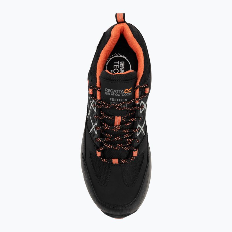 Moteriški trekingo batai REGATTA Samaris III Low black/satsuma 5