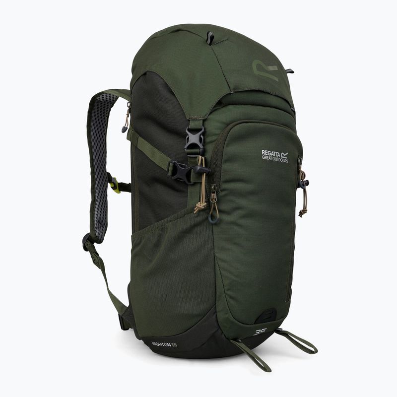 Žygio kuprinė REGATTA Highton V2 35 l dark khaki/four leaf clover 2