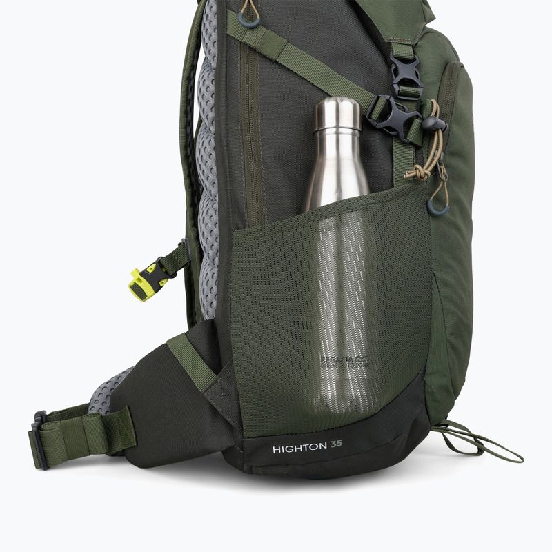 Žygio kuprinė REGATTA Highton V2 35 l dark khaki/four leaf clover 5