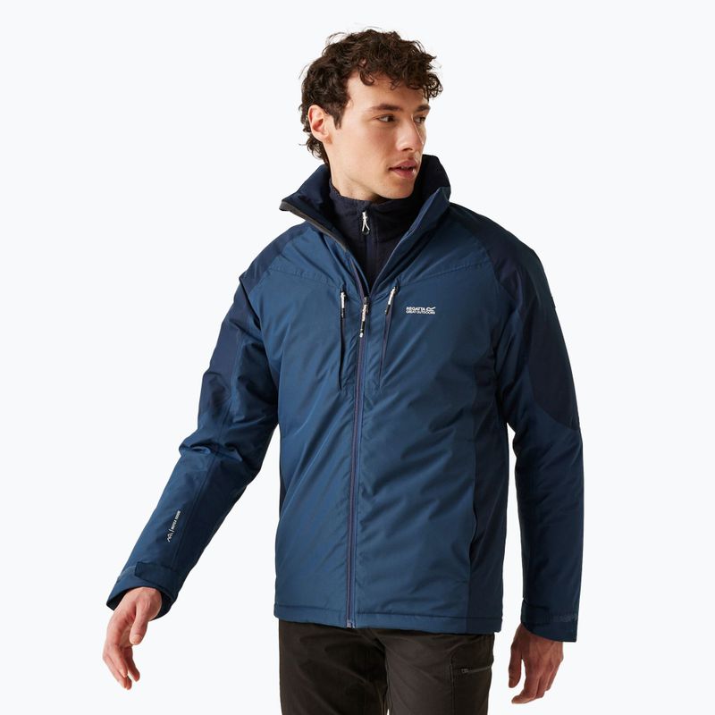 Vyriška žieminė striukė REGATTA Winter Calderdale II moonlight denim/navy