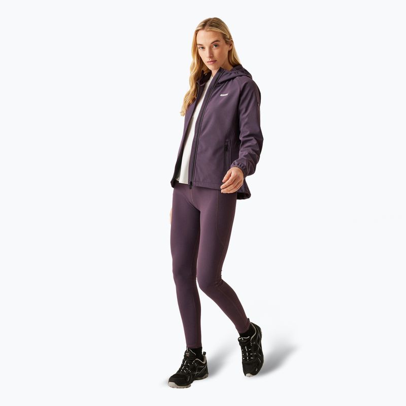 Moteriška softshell striukė REGATTA Arec III deep plum 2