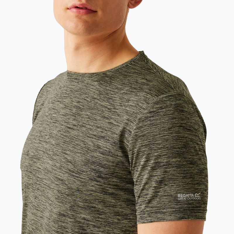 Vyriški trekingo marškinėliai REGATTA Fingal Edition abbeystone 4