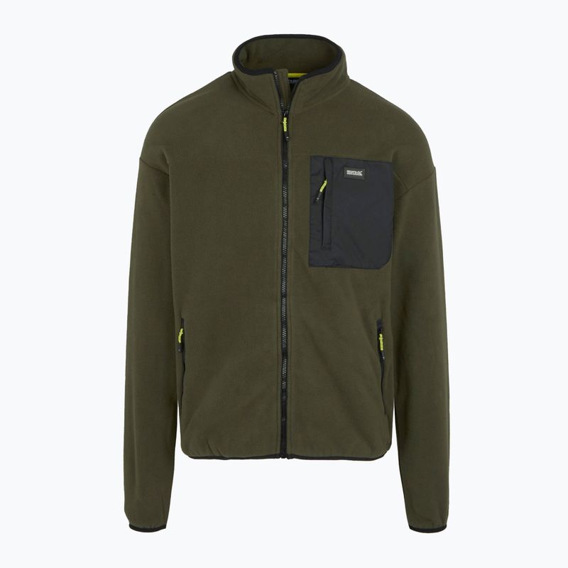 Vyriškas fliso džemperis REGATTA Frankie Full Zip dark khaki 5