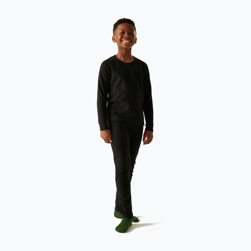 Vaikiški termoaktyvūs marškinėliai REGATTA Thermal Baselayer black 4